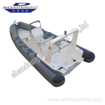 CE Certified Rib Boats Luxury Fiberglass Hypalon 620cm